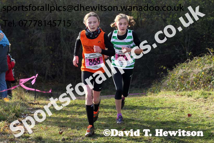 Girls under-13s Start Fitness HEHL, Aykley Heads, Durham. Photo: David T. Hewitson/Sports for All Pics